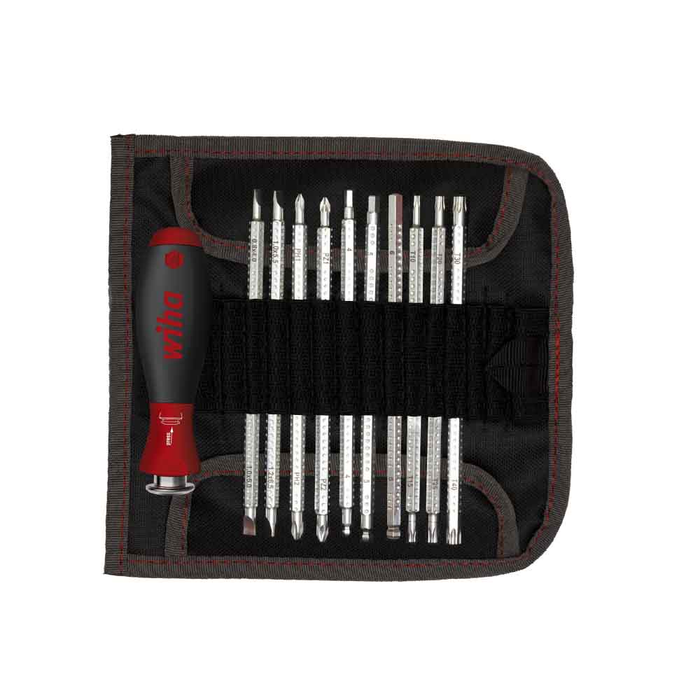 Wiha Set di giravite con 10 lame a regolazione variabile