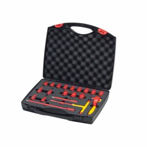 Wiha Set di chiavi a bussola e esagonali con cricchetto 3/8″ electric