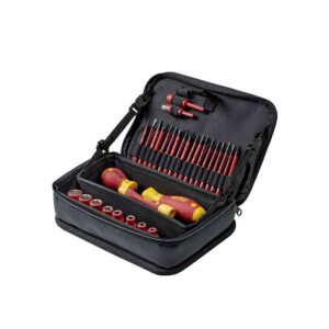 Wiha Set di giraviti, slimBit e chiavi a tubo 1/4″ electric