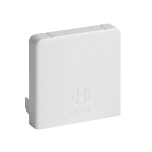 Bocchiotti Endstück für weißen Kabelkanal 60x60mm