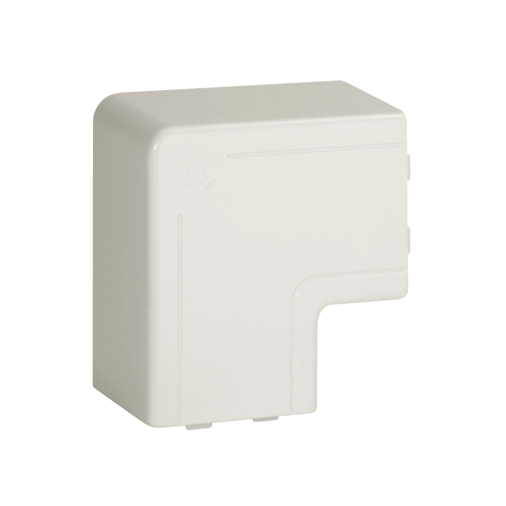 Bocchiotti Flachwinkel für weißen Kabelkanal 60x60mm