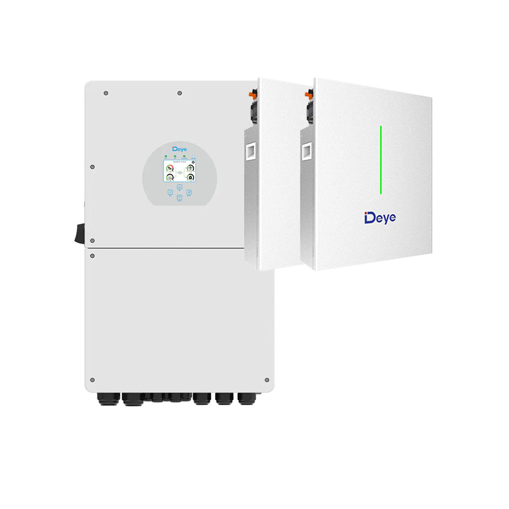 Kit Deye onduleur hybride monophasé 12 kW et batterie 20,48 kWh