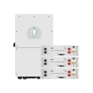 Kit Deye inverter ibrido monofase 12kW e batteria 15.36kWh