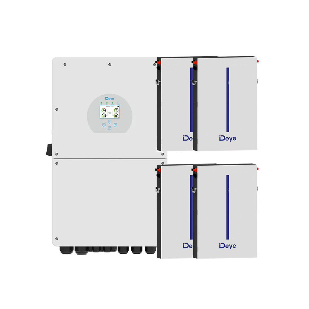 Kit Deye inverter ibrido monofase 12kW e batteria 24.56kWh