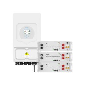 3.6kW single-phase Deye hybrid inverter kit and 15.36kWh battery