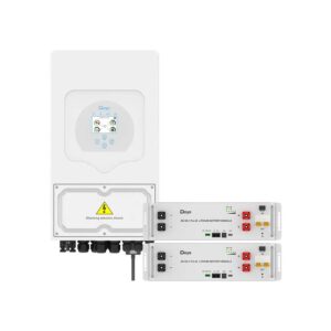 3kW single-phase Deye hybrid inverter and 10.24kWh battery kit