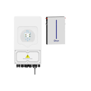 Kit de inversor híbrido monofásico Deye de 5kW y batería de 6.14kWh