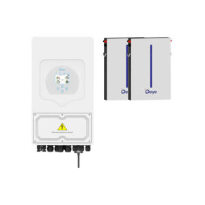 Kit Deye onduleur hybride monophasé 5 kW et batterie 12,28 kWh