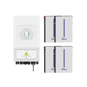 Kit Deye onduleur hybride monophasé 6kW et batterie 24.56kWh