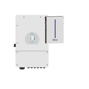 Deye 8kW eenfase hybride omvormer kit en 6.14kWh batterij