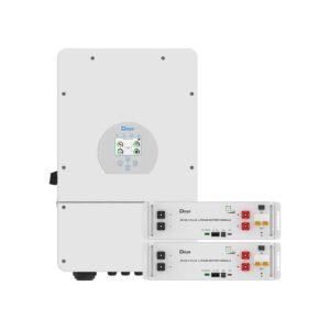Kit Deye onduleur hybride monophasé 8 kW et batterie 10.24 kWh