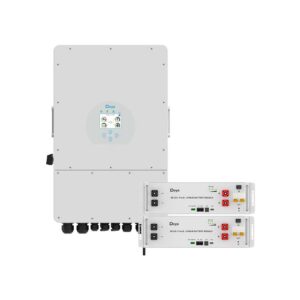 Kit Deye onduleur hybride triphasé 12kW et batterie 10,24kWh