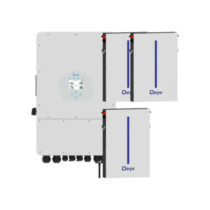Deye 12kW driefasige hybride omvormer en 18.42kWh batterijset