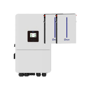 Kit onduleur hybride triphasé Deye 15kW et batterie 12,28kWh