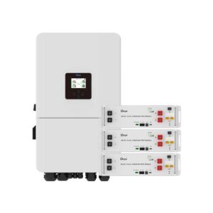 Kit onduleur hybride triphasé Deye 20kW et batterie 15.36kWh