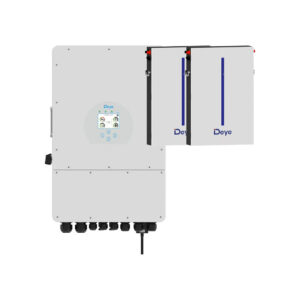 Kit Deye onduleur hybride triphasé 8kW et batterie 12.28kWh