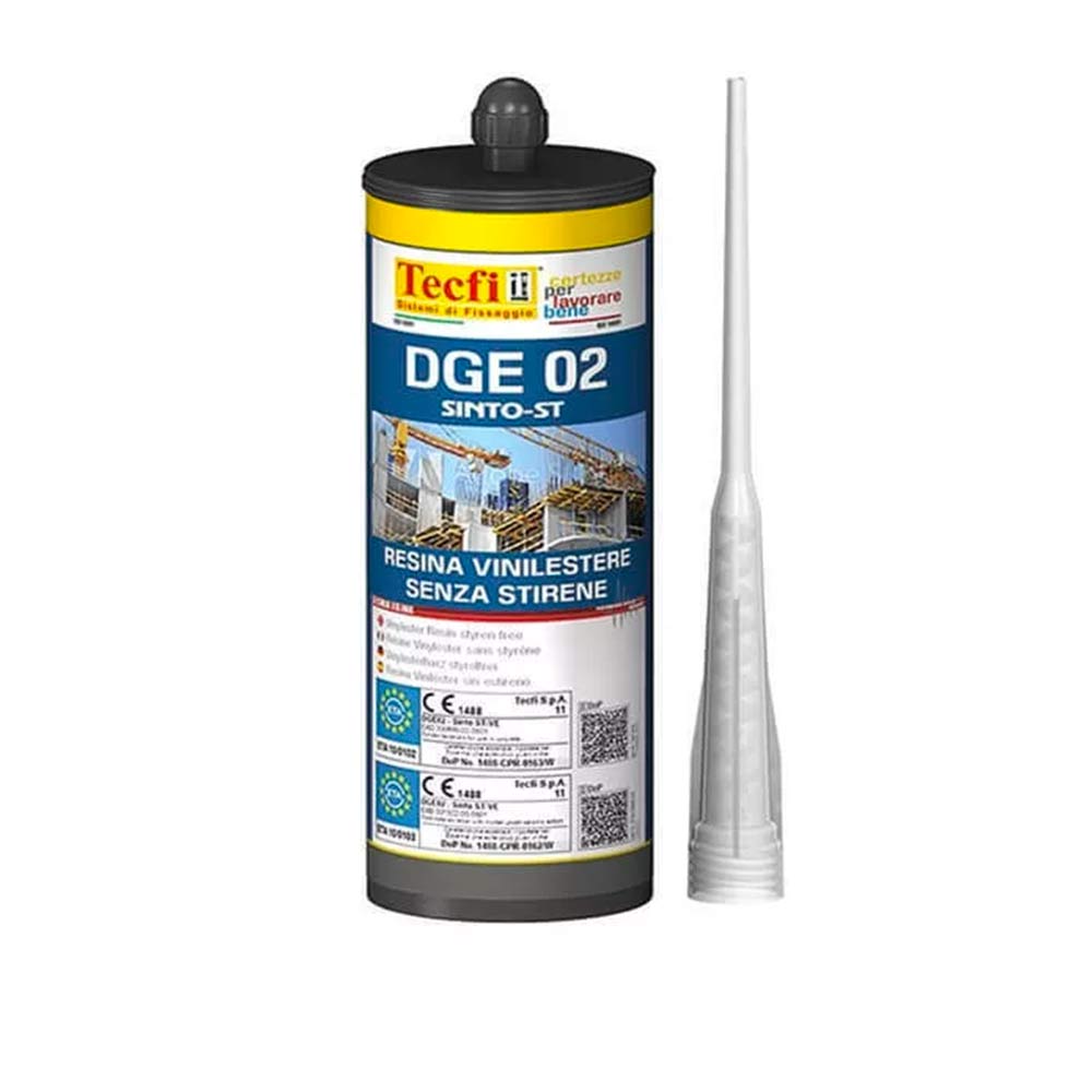 Tecfi Resina de viniléster bicomponente inyectable DGE02