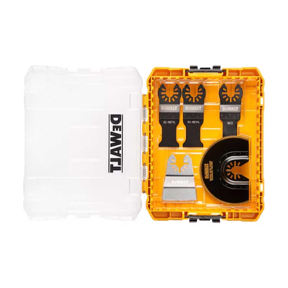 DEWALT Set 5 lame per legno e metallo per utensile multifunzione