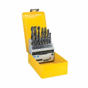 DEWALT Set 29 punte HSS-R 1-13mm per ferro in cassetta di metallo