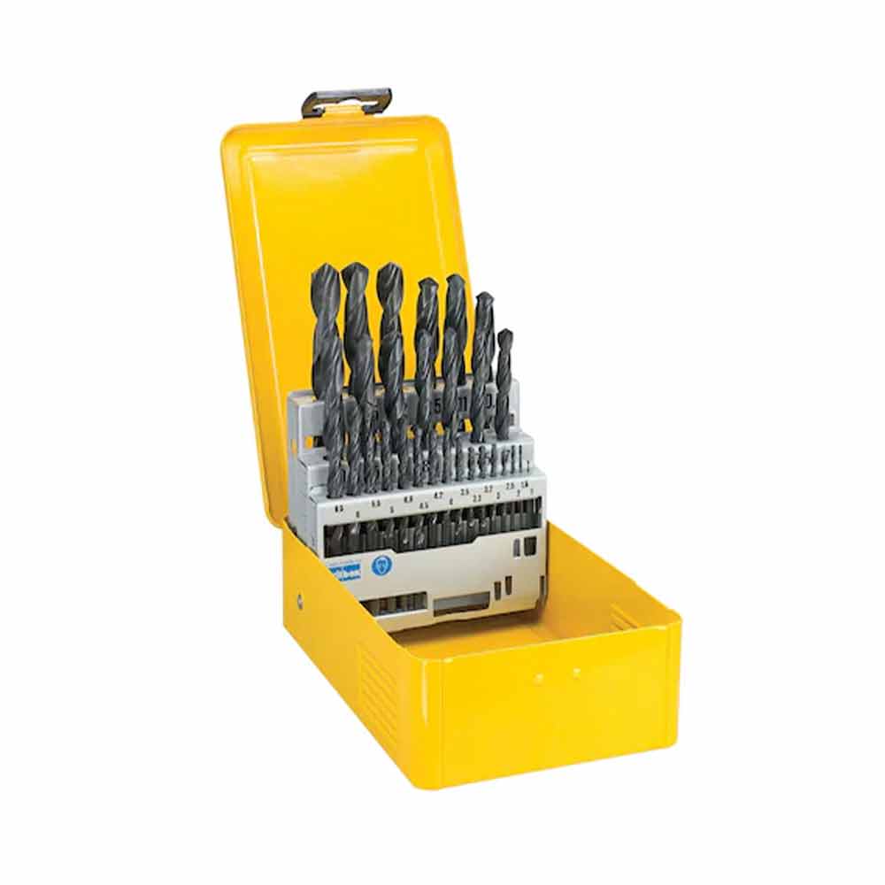 DEWALT Set 29 punte HSS-R 1-13mm per ferro in cassetta di metallo