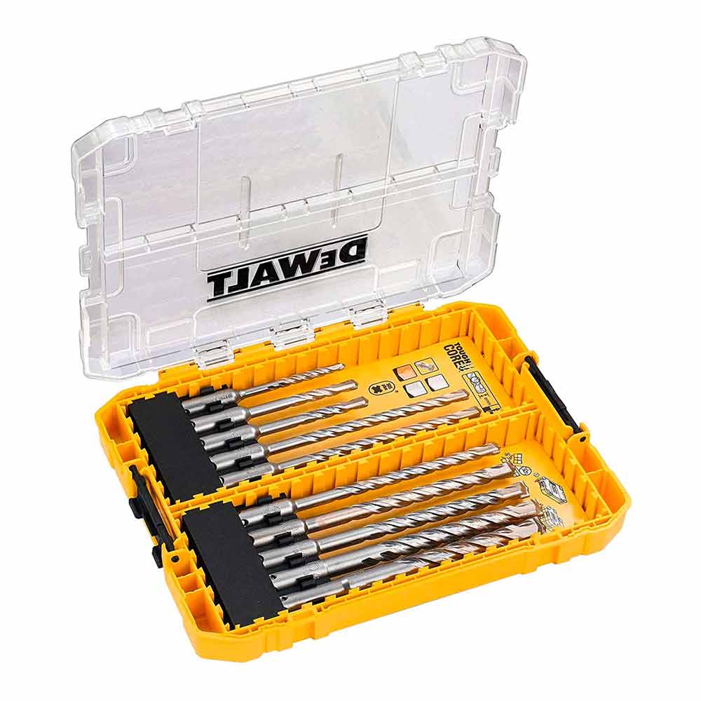 DEWALT Set 10 punte Extreme2 SDS+ 5-12mm per cemento e calcestruzzo