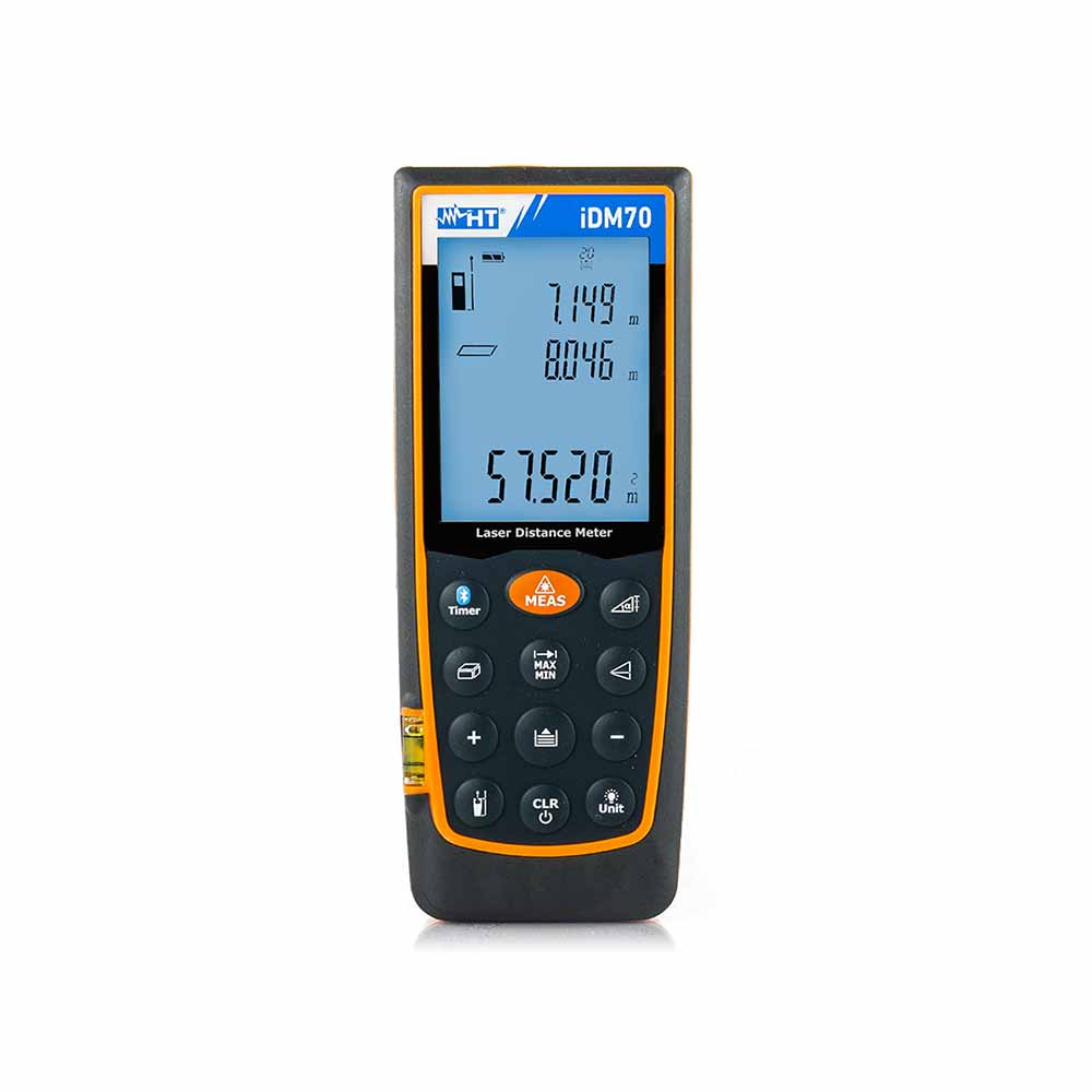 HT iDM70 Mètre laser avec portée 70M avec Bluetooth