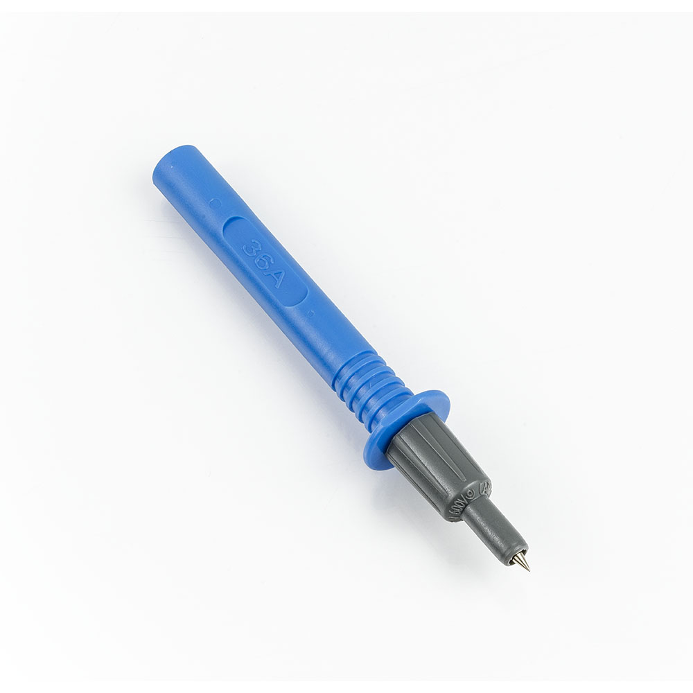 HT 404-IECB Puntale di misura 4mm blu con cappuccio