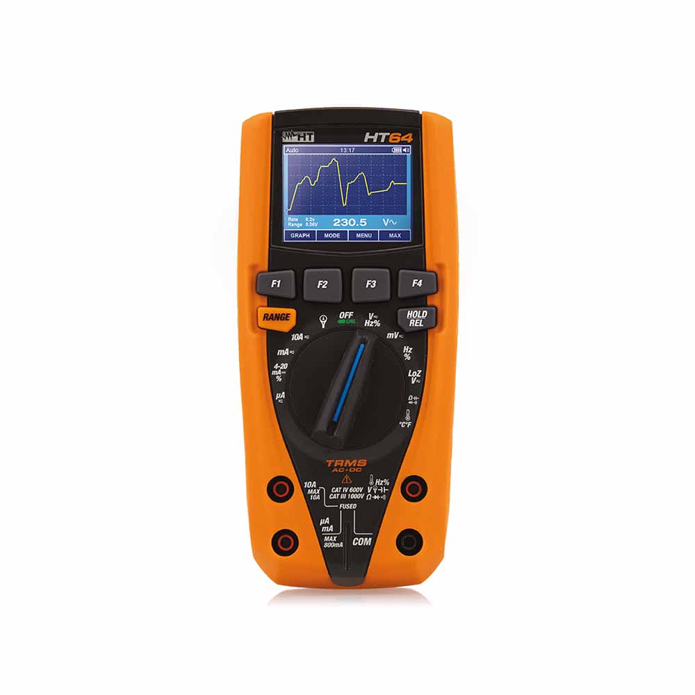 HT64 Multimetro digitale con display a colori