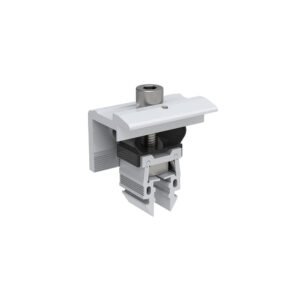 Abrazadera terminal de aluminio para perfiles serie 100 y 200