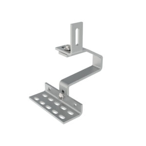 Double adjustable bracket for ventilated roof for Marseille and Portuguese tiles