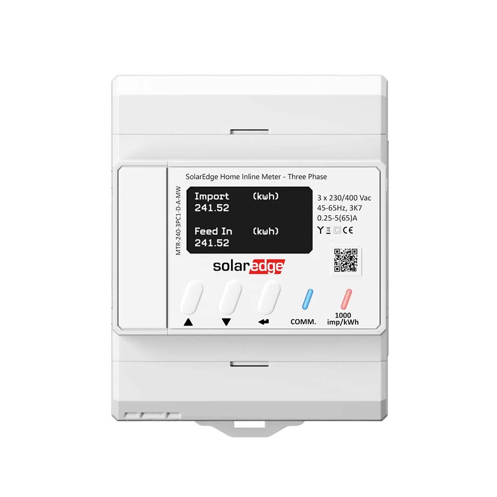 SolarEdge Inline Energy Meter Trifase con Energy Net