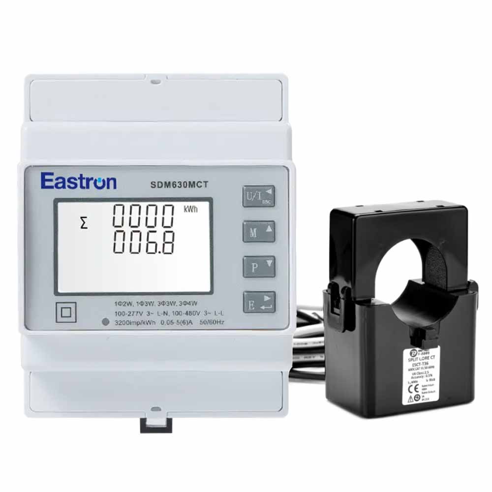 Eastron Kit SDM630MCT Meter Trifase AC e 3 CT 500/1A