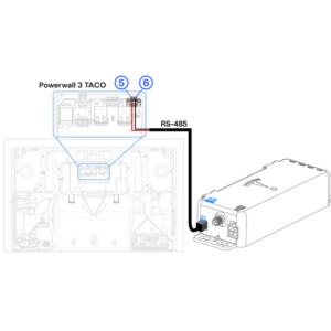 Connecteur RS485 Tesla | Câble de 1,2m
