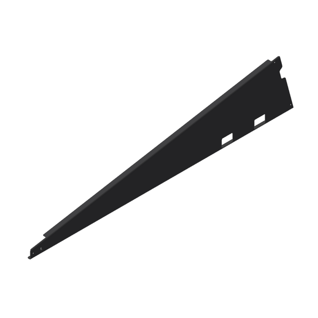 Van der Valk | ValkPro+ | Zijkantplaat gegalvaniseerd, Links P10° | Zwart