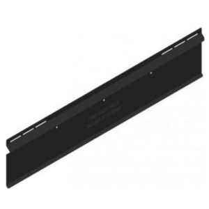 Van der Valk | ValkPro+ | Piastra posteriore zincata P10° | 1160mm | Nero