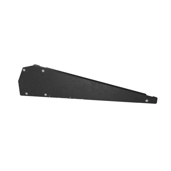 Enstall | FlatFix Fusion | Deflector de viento izquierdo | Negro