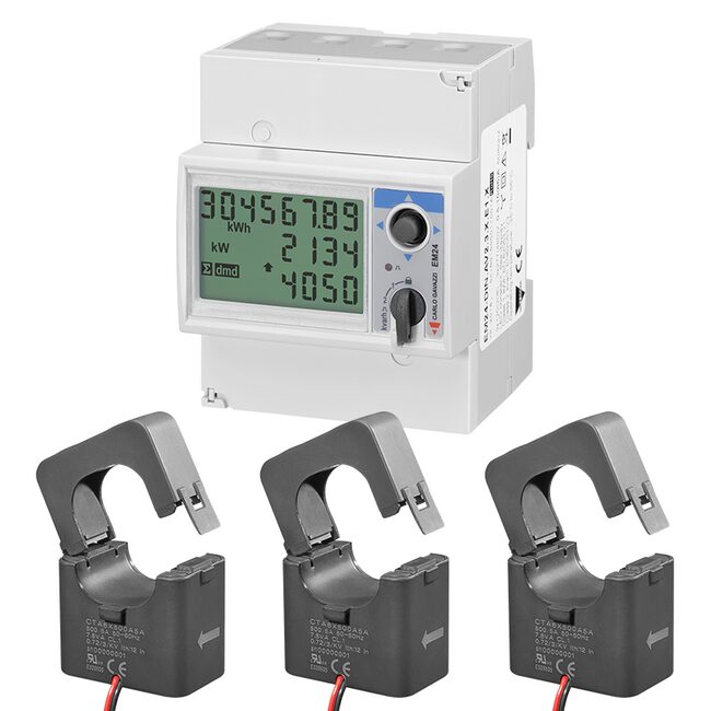Carlo Gavazzi | Contatore di energia + Trasformatore di corrente | 400A/5A