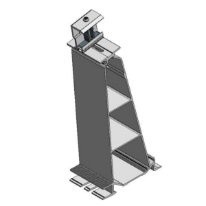 Van der Valk | ValkPro+ | Elemento de montaje trasero de aluminio, lateral P10°