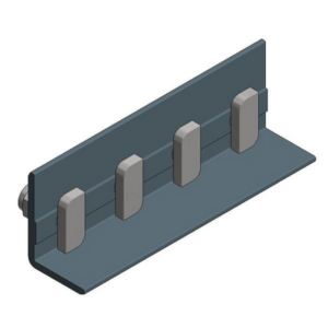 Van der Valk | ValkPitched/Clamp | Conector para carril Side++ | Negro