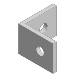 Van der Valk | Aluminium angle bracket for roof hooks