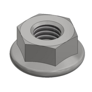 Van der Valk | ValkPitched/Clamp | Tuerca de cuello de acero inoxidable | M8