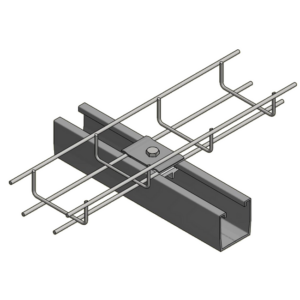 Van der Valk | ValkCableCare | Abrazadera de montaje de aluminio para canaletas de cables a perfil