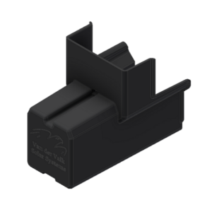 Van der Valk | End cap | Black