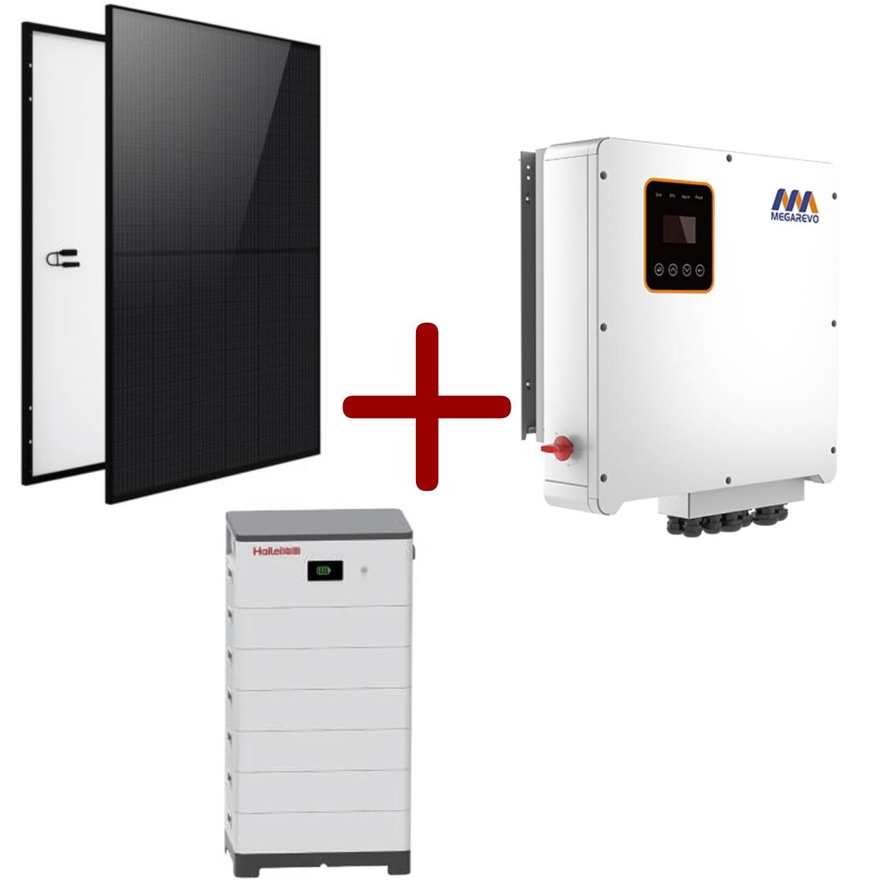 KIT FOTOVOLTAICO CEI-021 INVERTER IBRIDO 10KW CON ACCUMULO 15 KW PANNELLI 400w
